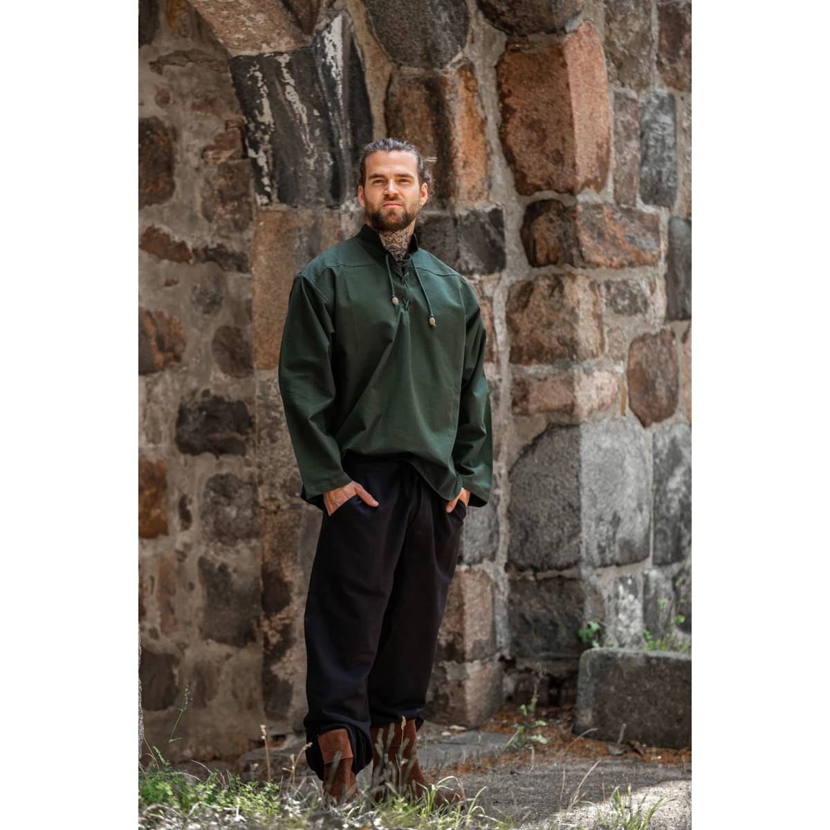 Middeleeuwse Blouse in Groen