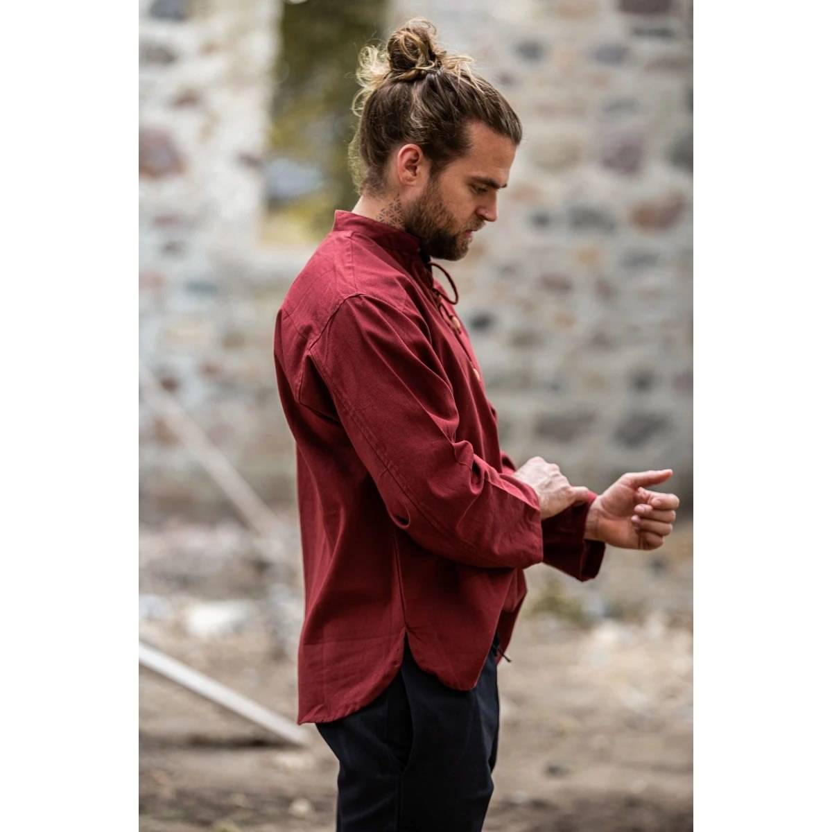 Middeleeuwse Blouse in Rood