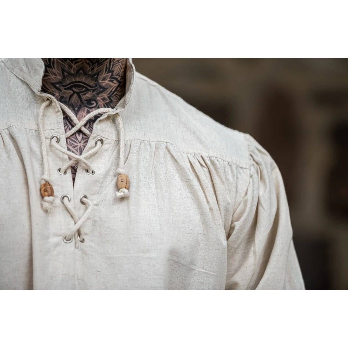 ​Middeleeuwse Blouse in Natuur