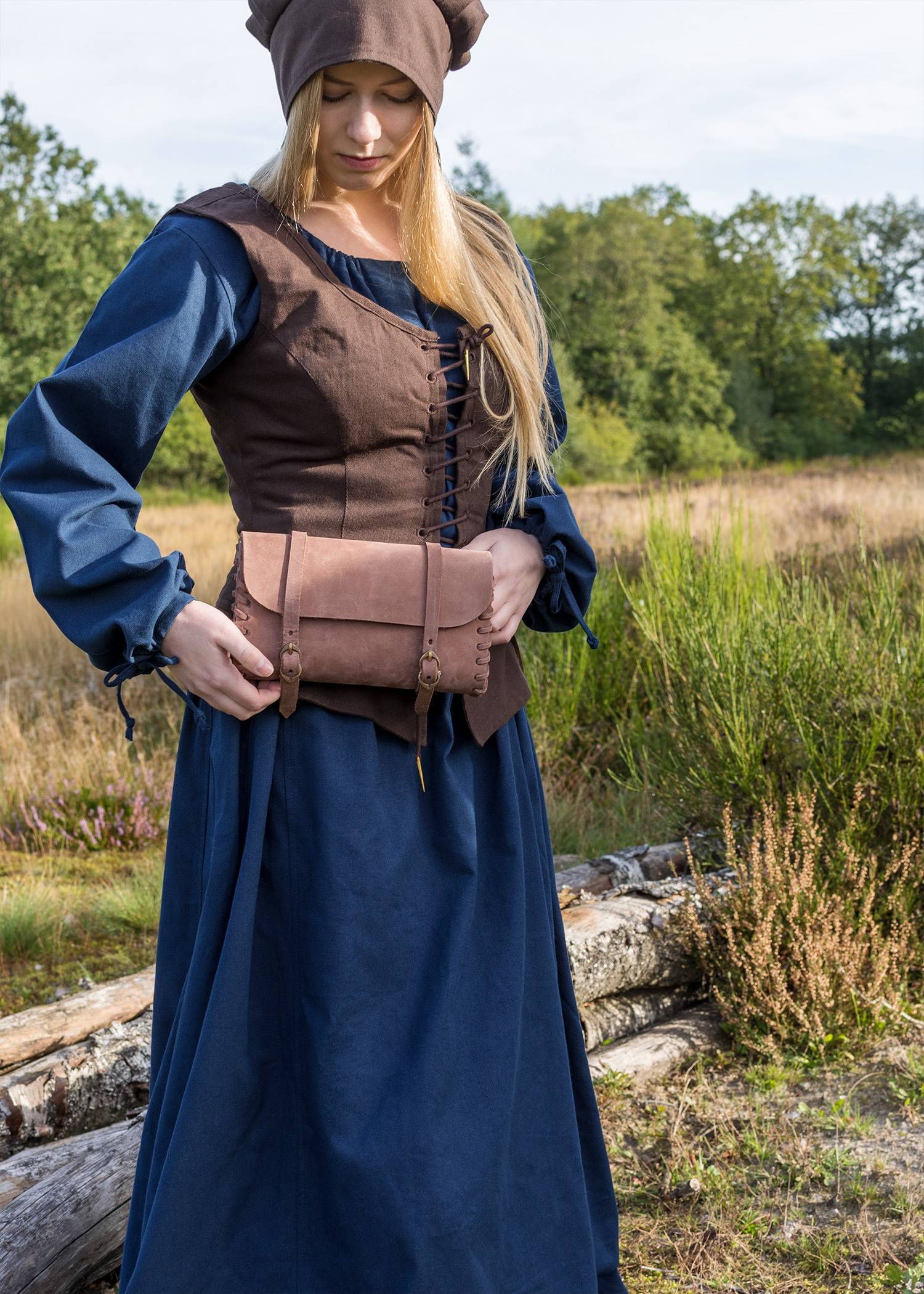 Middeleeuwse Jurk in Blauw