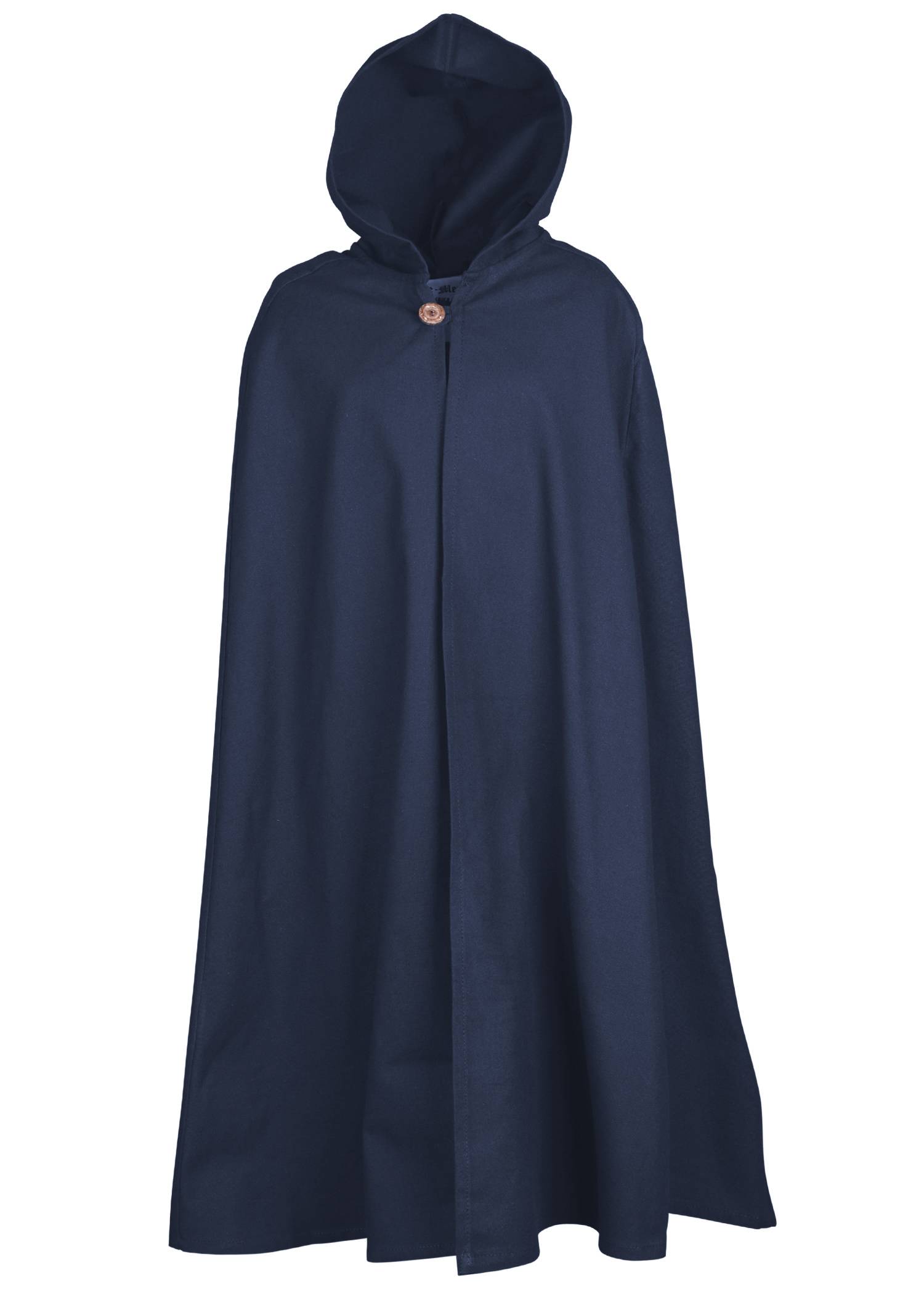 Middeleeuwse Kinder Cape in Blauw