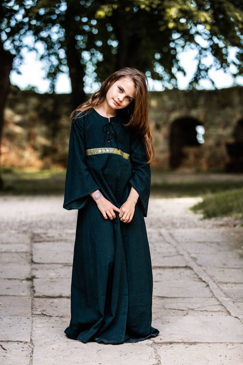 ​​Mittelalter Mädchenkleid in Grun