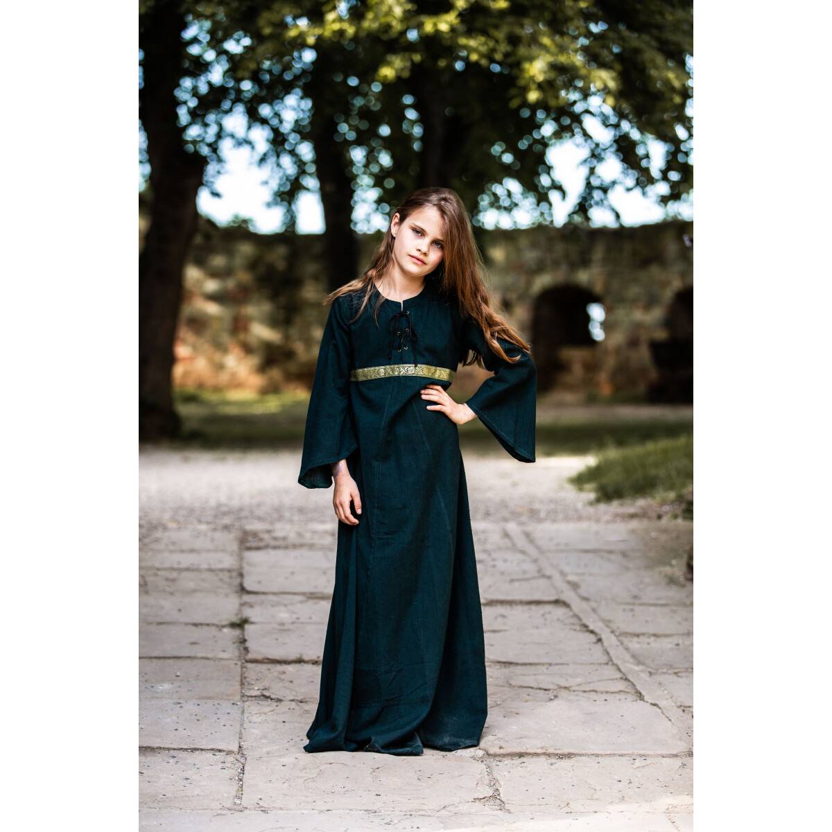 ​​Mittelalter Mädchenkleid in Grun