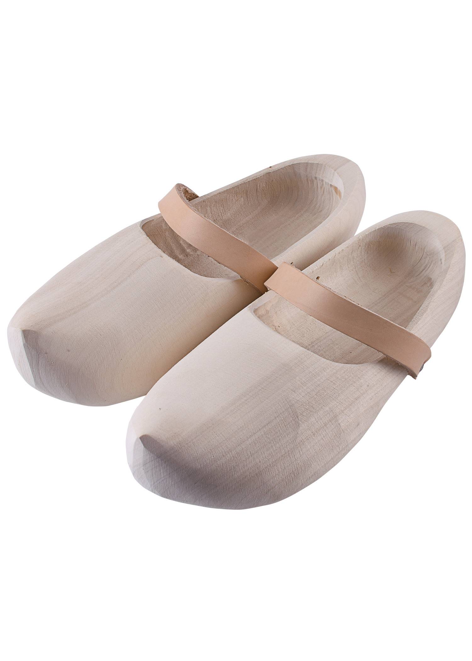 Mittelalter Holzschuhe 13Jh. ( ANBIETUNG MASS 34 )