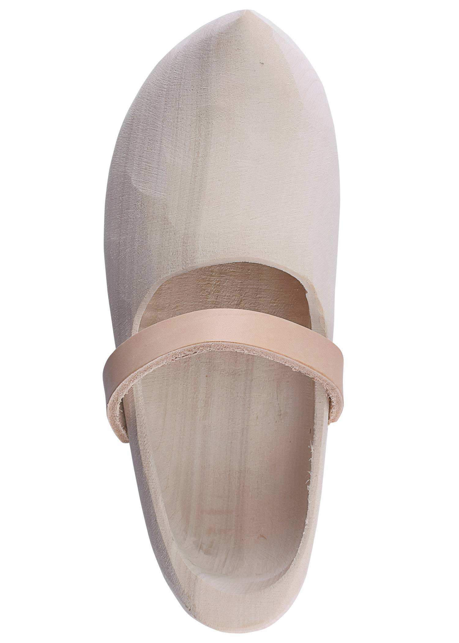 Mittelalter Holzschuhe 13Jh. ( ANBIETUNG MASS 34 )