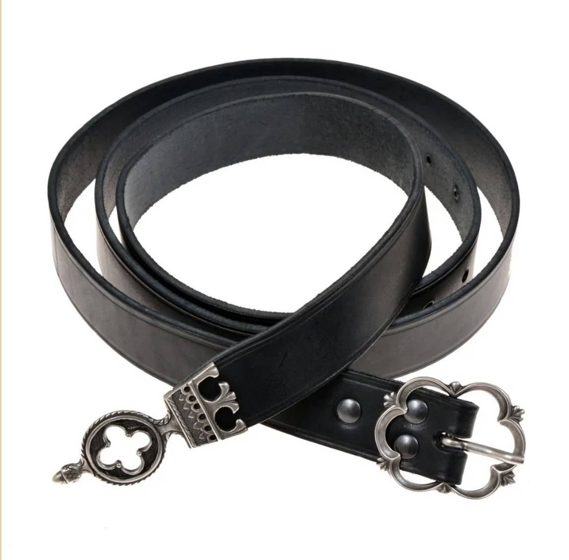 ​Middeleeuwse Replica riem 1300-1400 in bruin of zwart