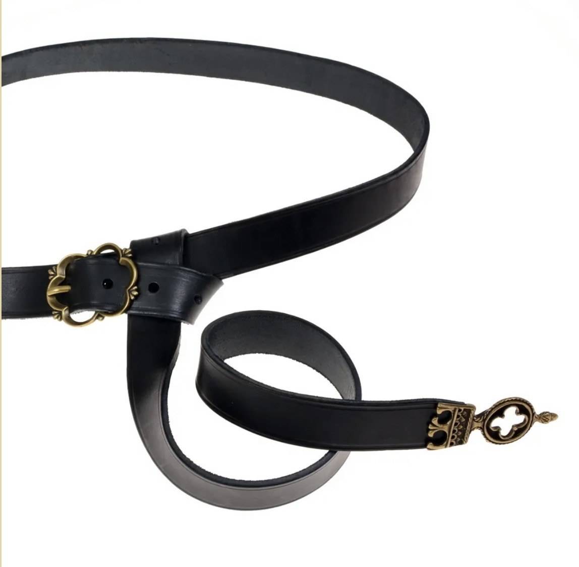 ​Middeleeuwse Replica riem 1300-1400 in bruin of zwart