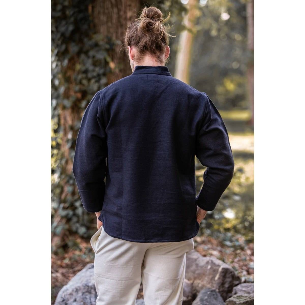 Middeleeuwse Blouse in Zwart