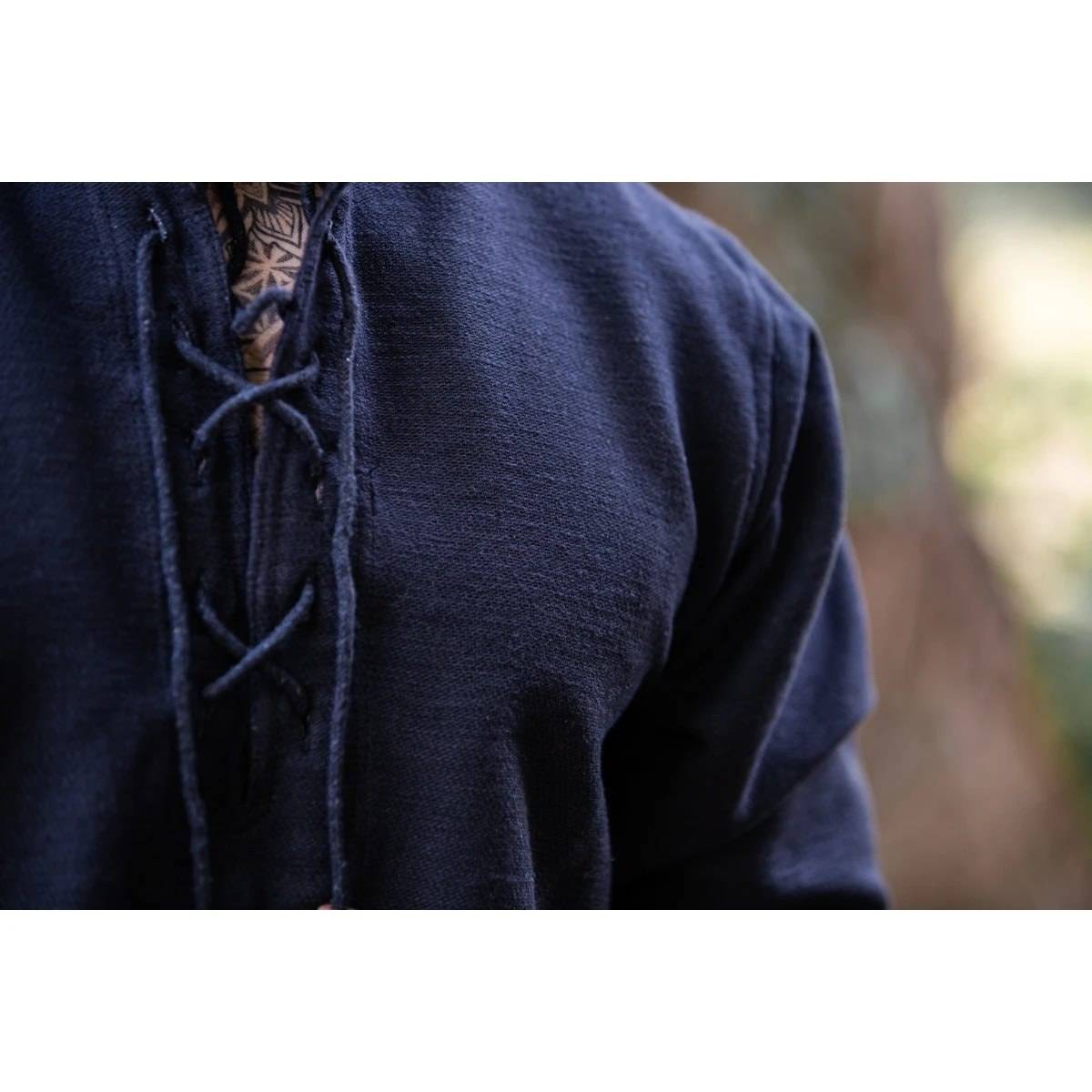 Middeleeuwse Blouse in Zwart