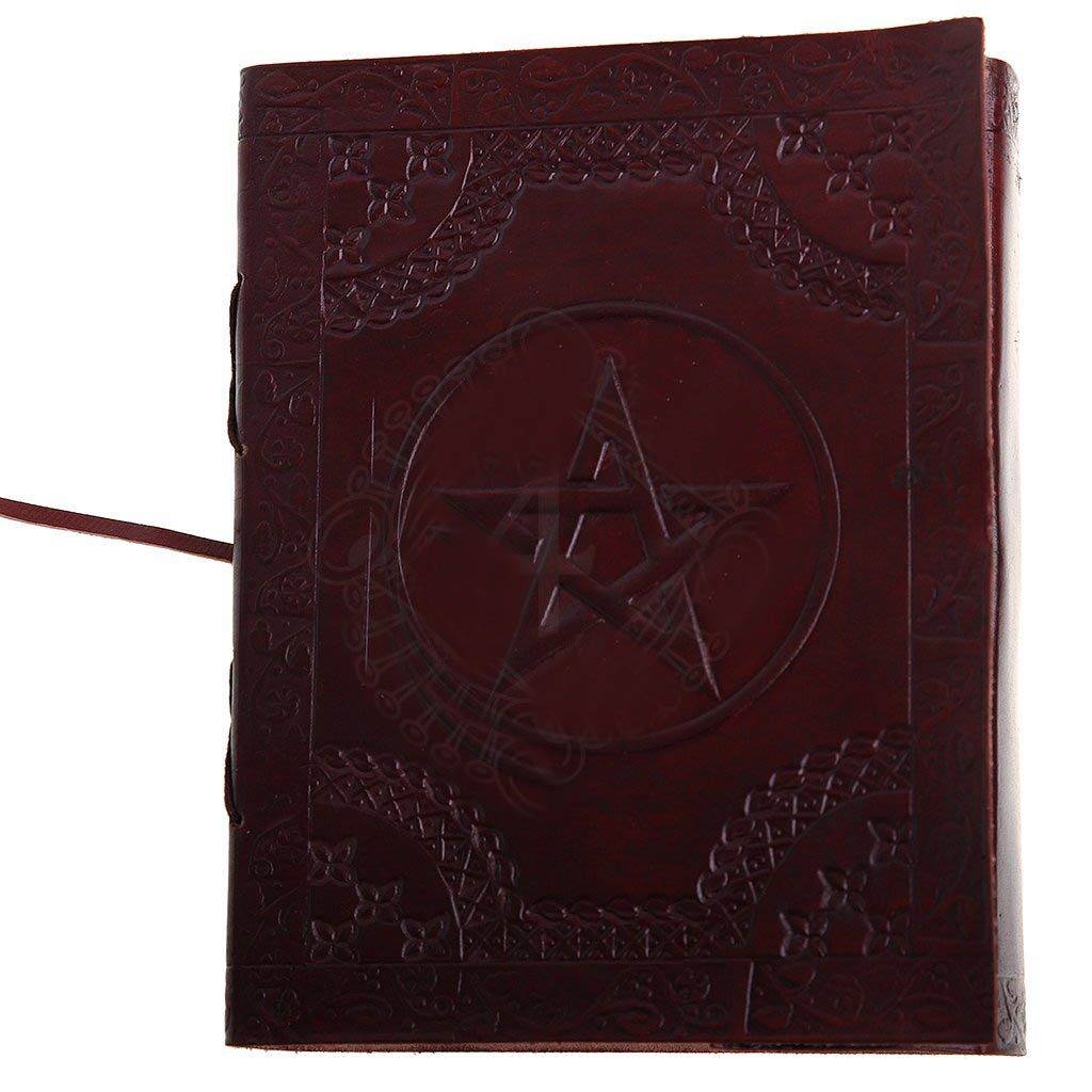 Mittelalterliches Notizbuch Journal mit Pentagram