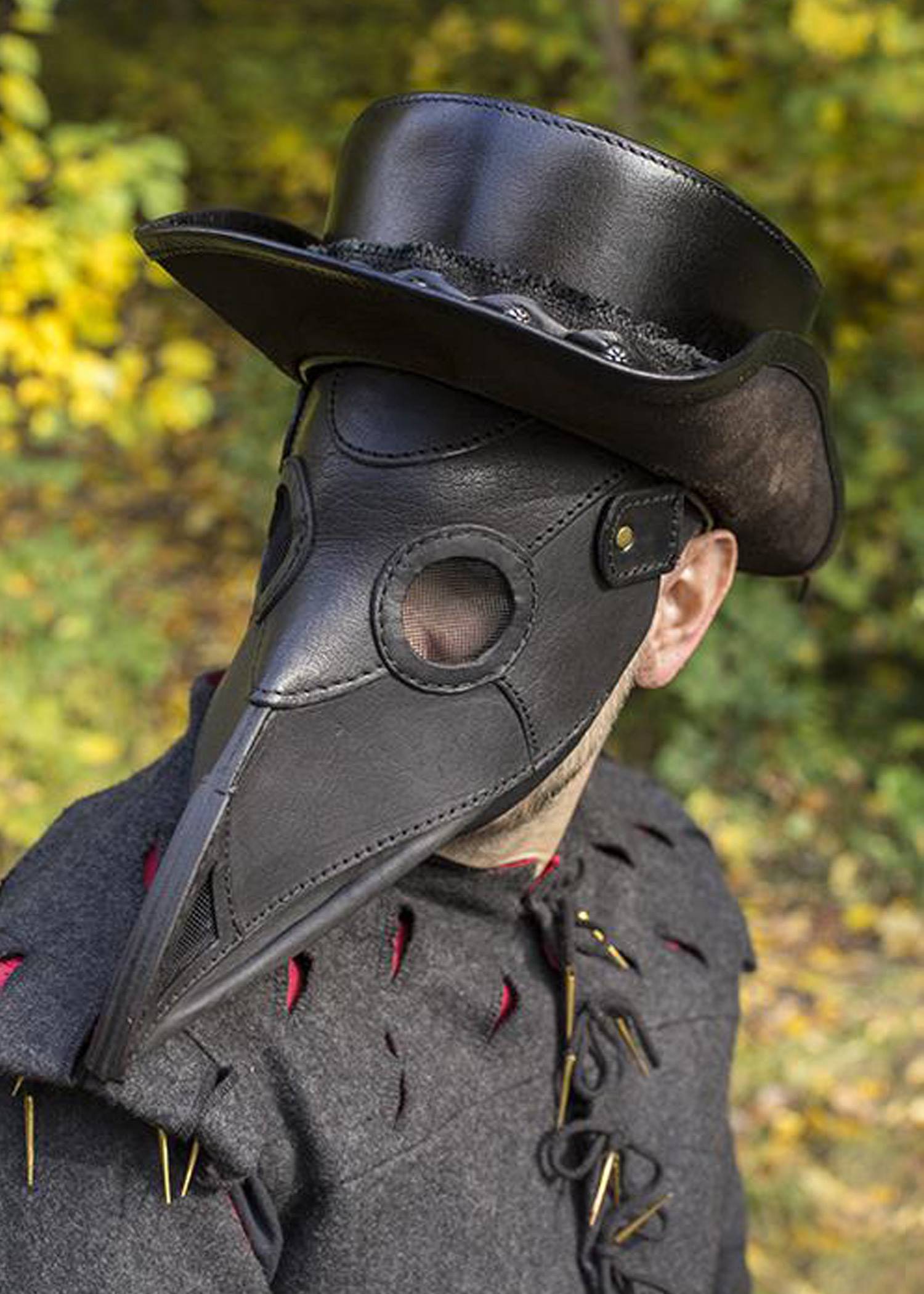 ​Pestdoktor Maske in Schwarz