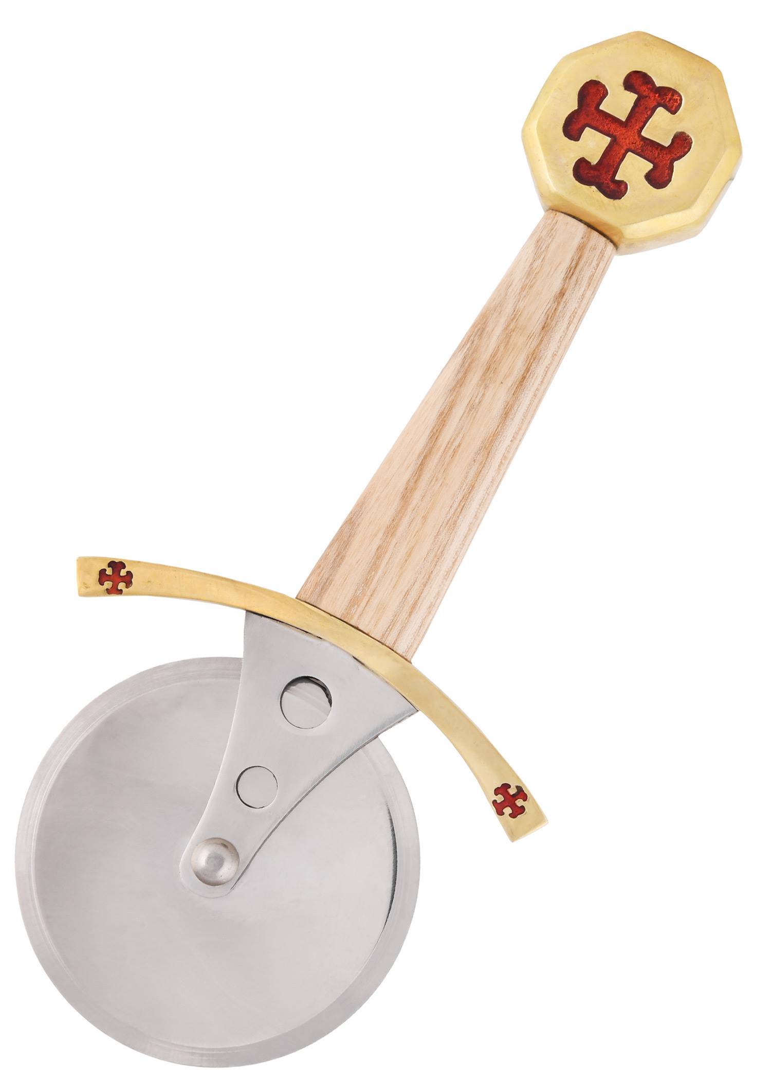 Pizzaschneider im Templerschwert-Design