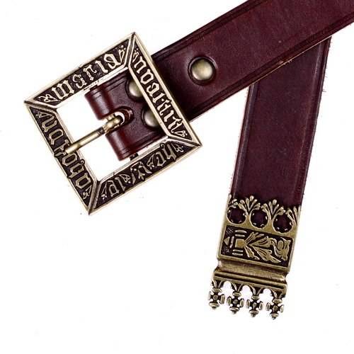 ​Middeleeuwse Replica Riem van de Deense Koning Erik ca. 1450 Zwart