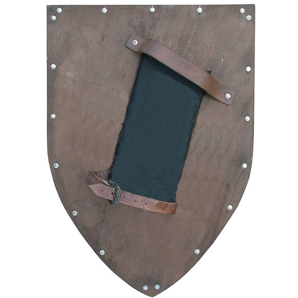 Schaukampf ​Beschlagener Holzschild 