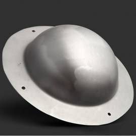Schildknop, Umbo, 2 mm