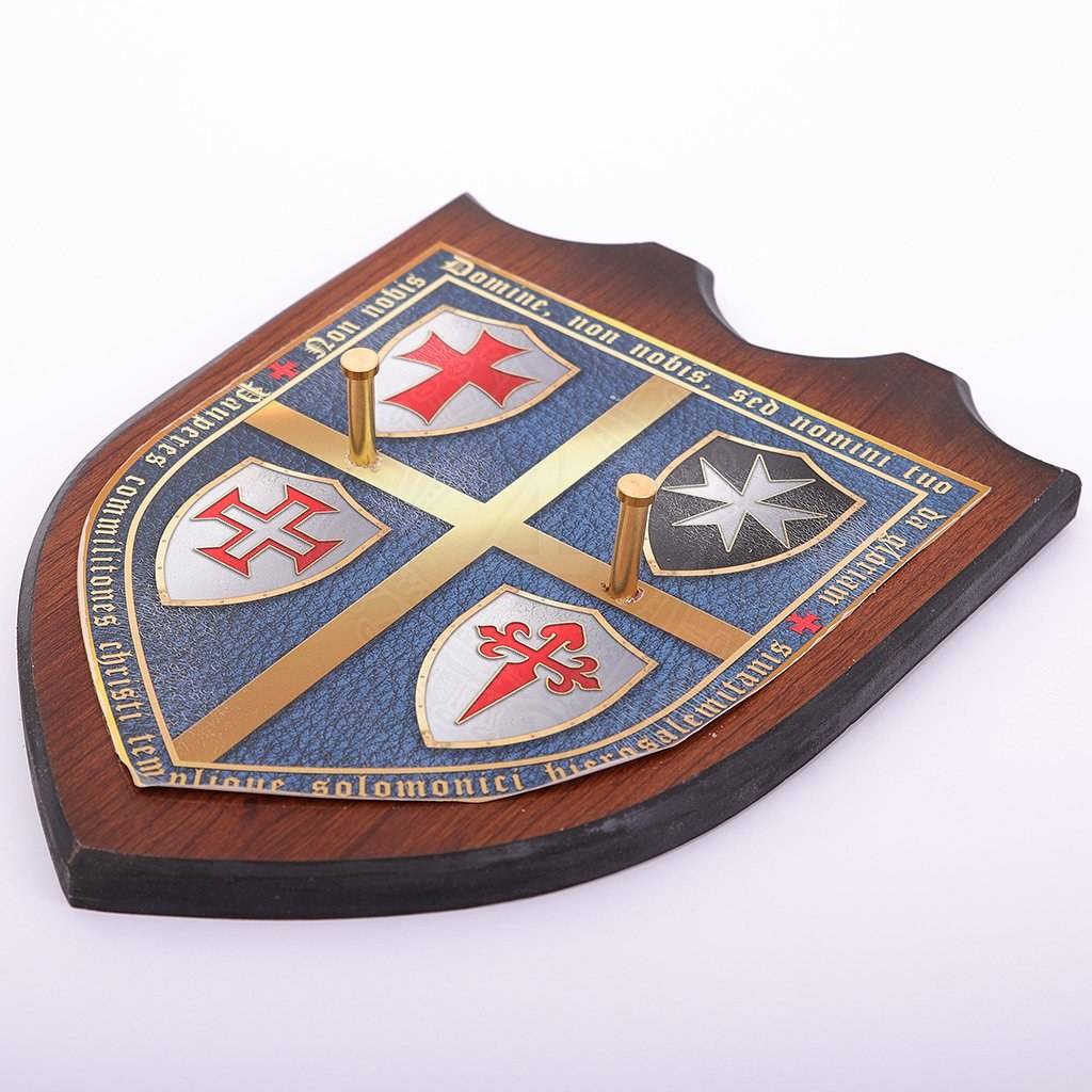 Wandschild, Wandhalter für Templer Schwerter
