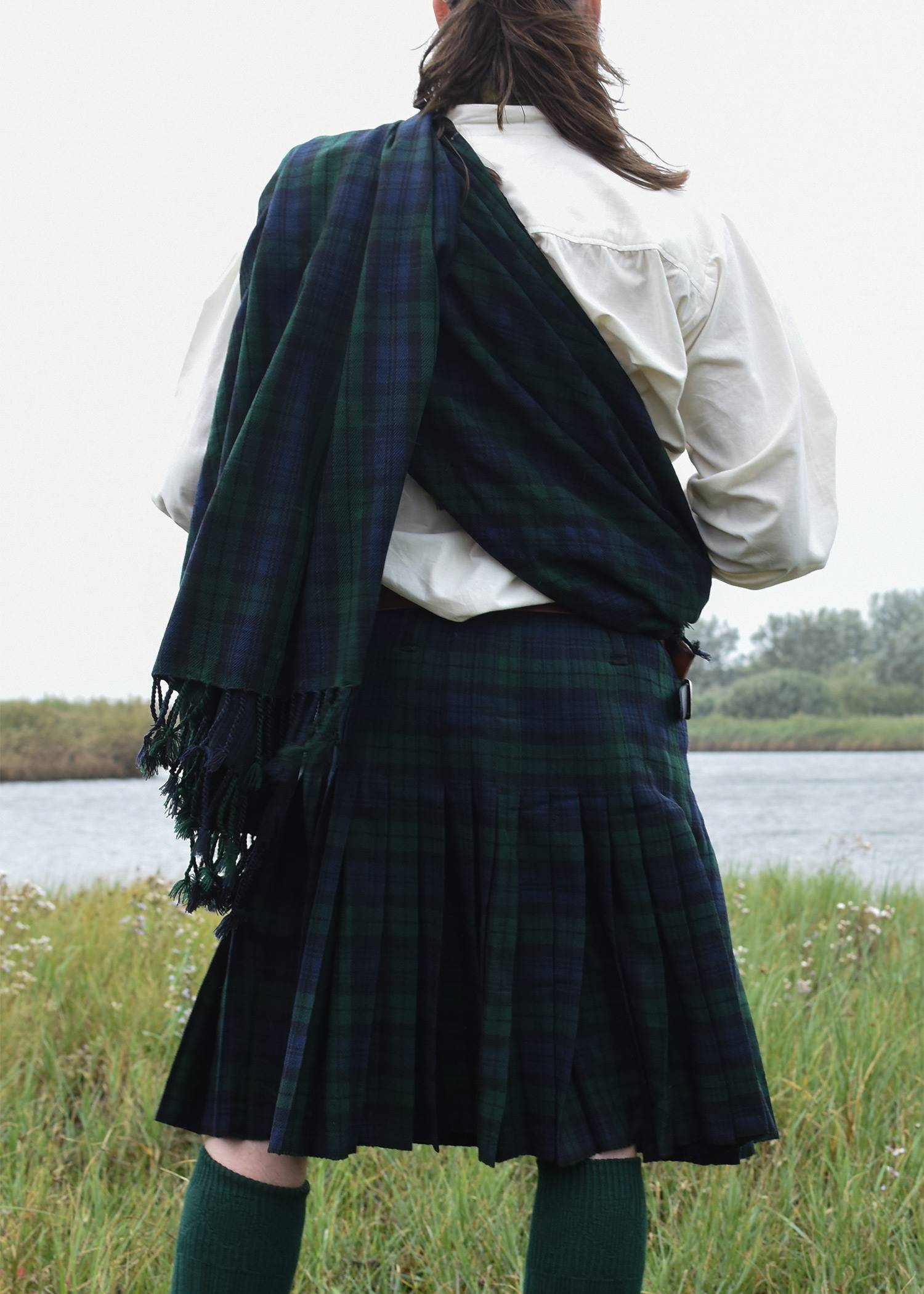 Schotse Kilt, Black Watch Tartan, 8 Meter Stof
