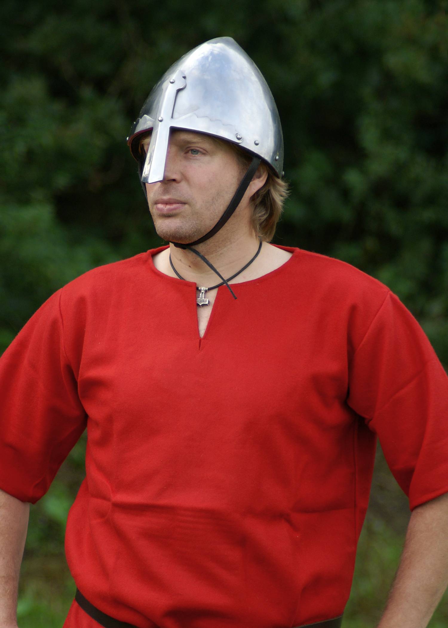 Viking Tuniek Wol, in Rood (UITVERKOOP)