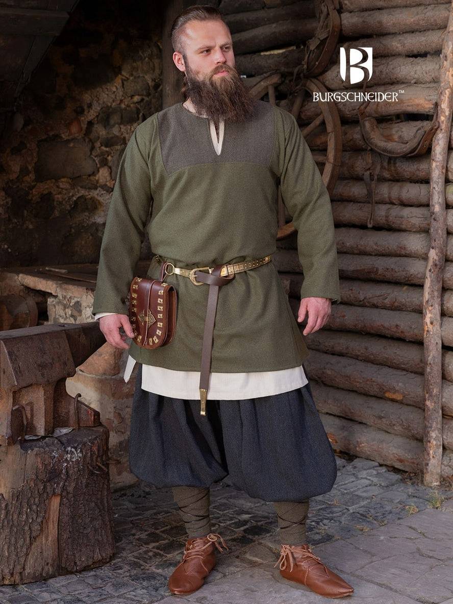Vikingtuniek, Rus-tuniek 'Szimon' in olijfgroen