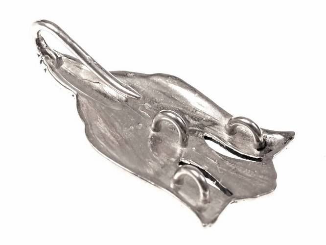 Viking ​Beenwikkel Haken, Raven in Brons, 10e eeuws (set)