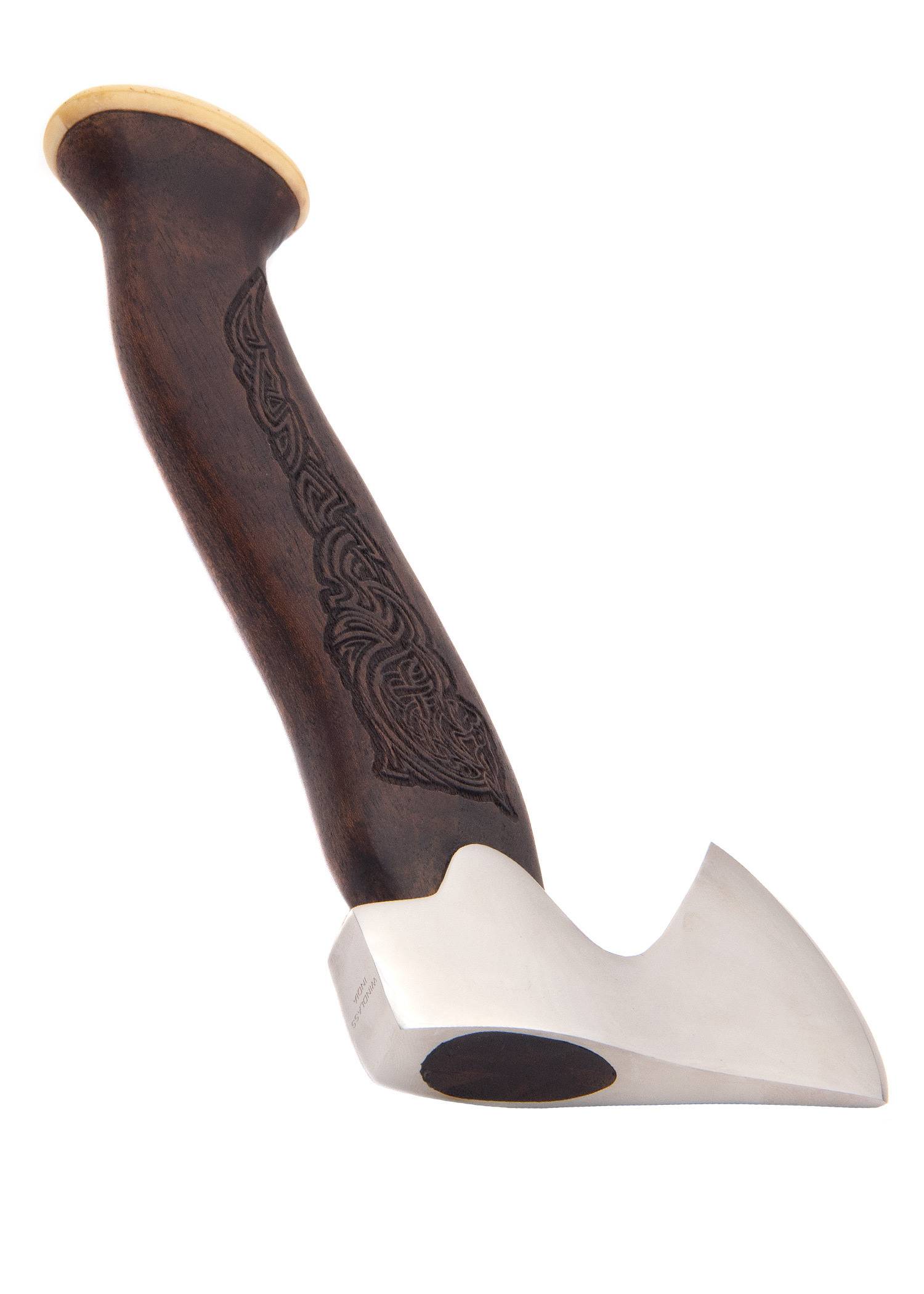 Kleine Viking-handbijl, gedecoreerd