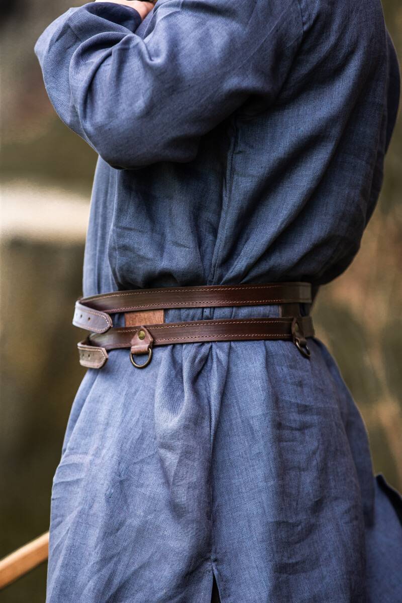 Viking Dubbele Riem in het Bruin