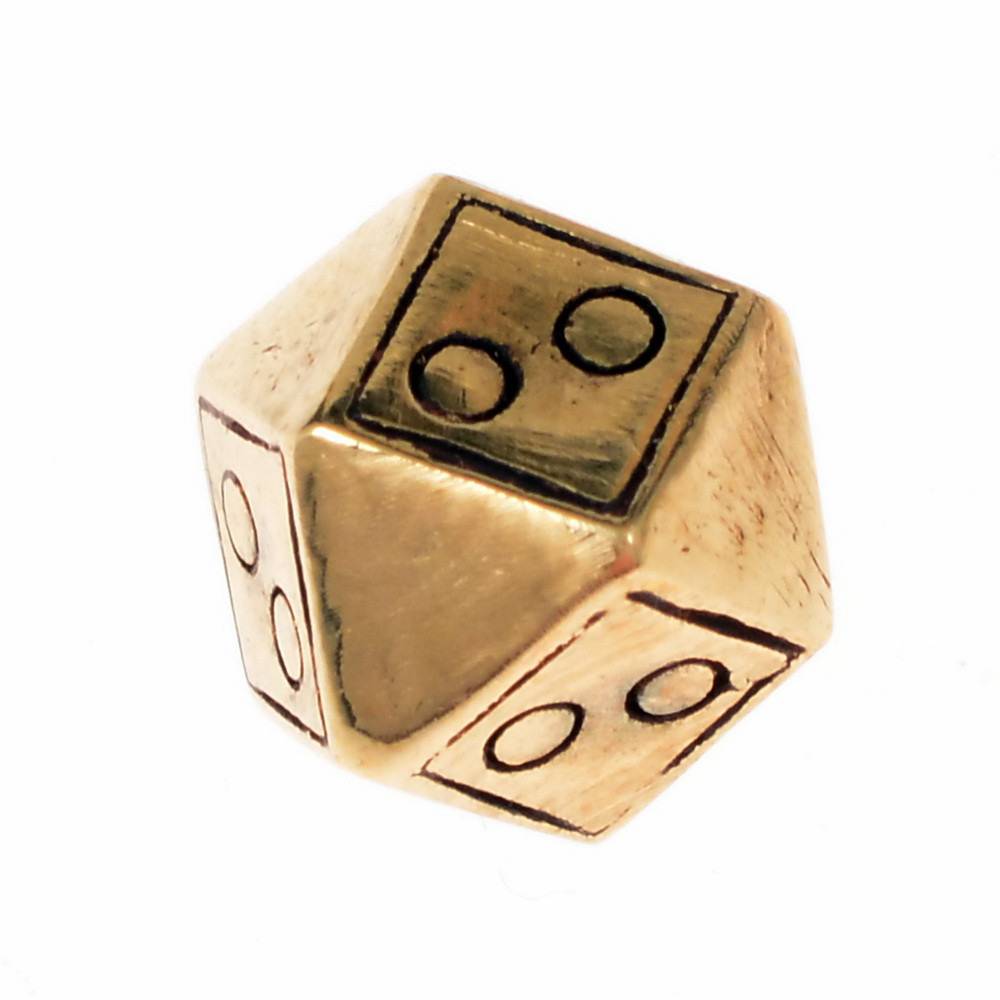 Bronzen gewicht voor een Viking weegschaal - 2 gram