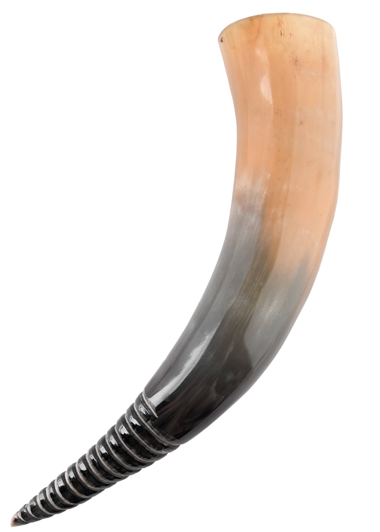 ​Wikinger-Trinkhorn mit Spiralcarving