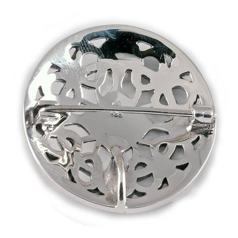 Wikinger Scheiben Fibel Bronze