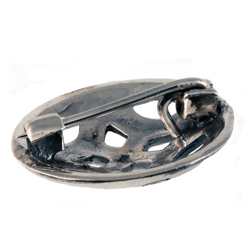 Wikinger Kleine Fibel ca.650 n.Chr. 925er Silber