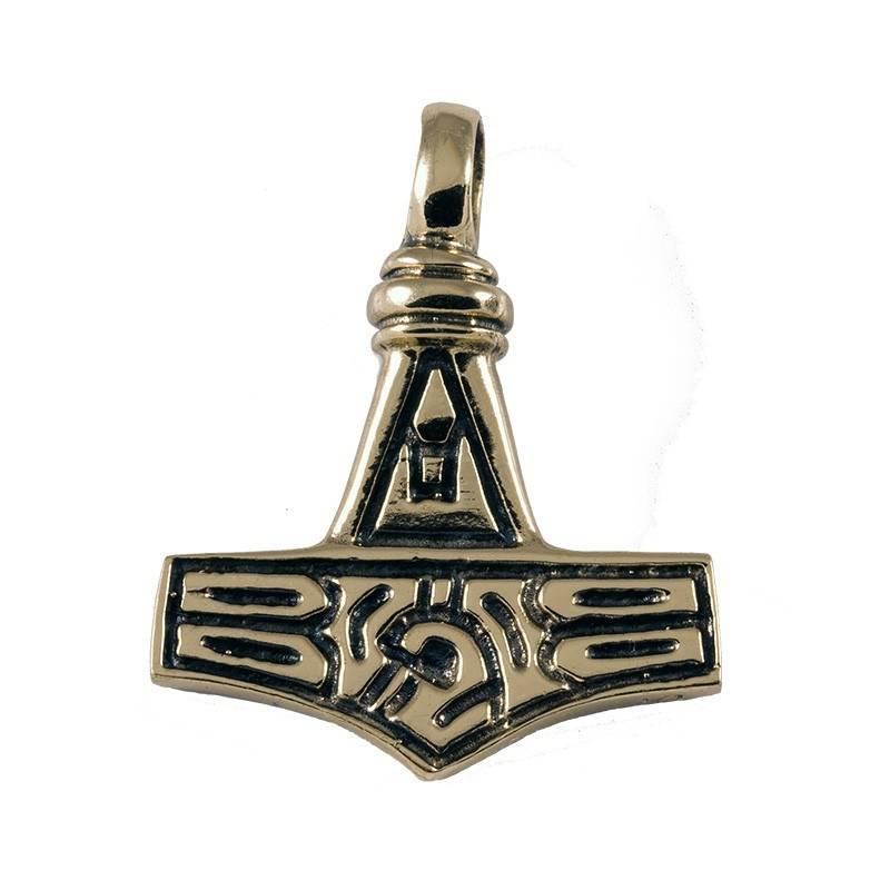 Wikinger Schonenhammer Anhanger Bronze