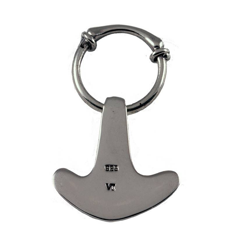 Wikinger Thorshammer Anhanger Silber