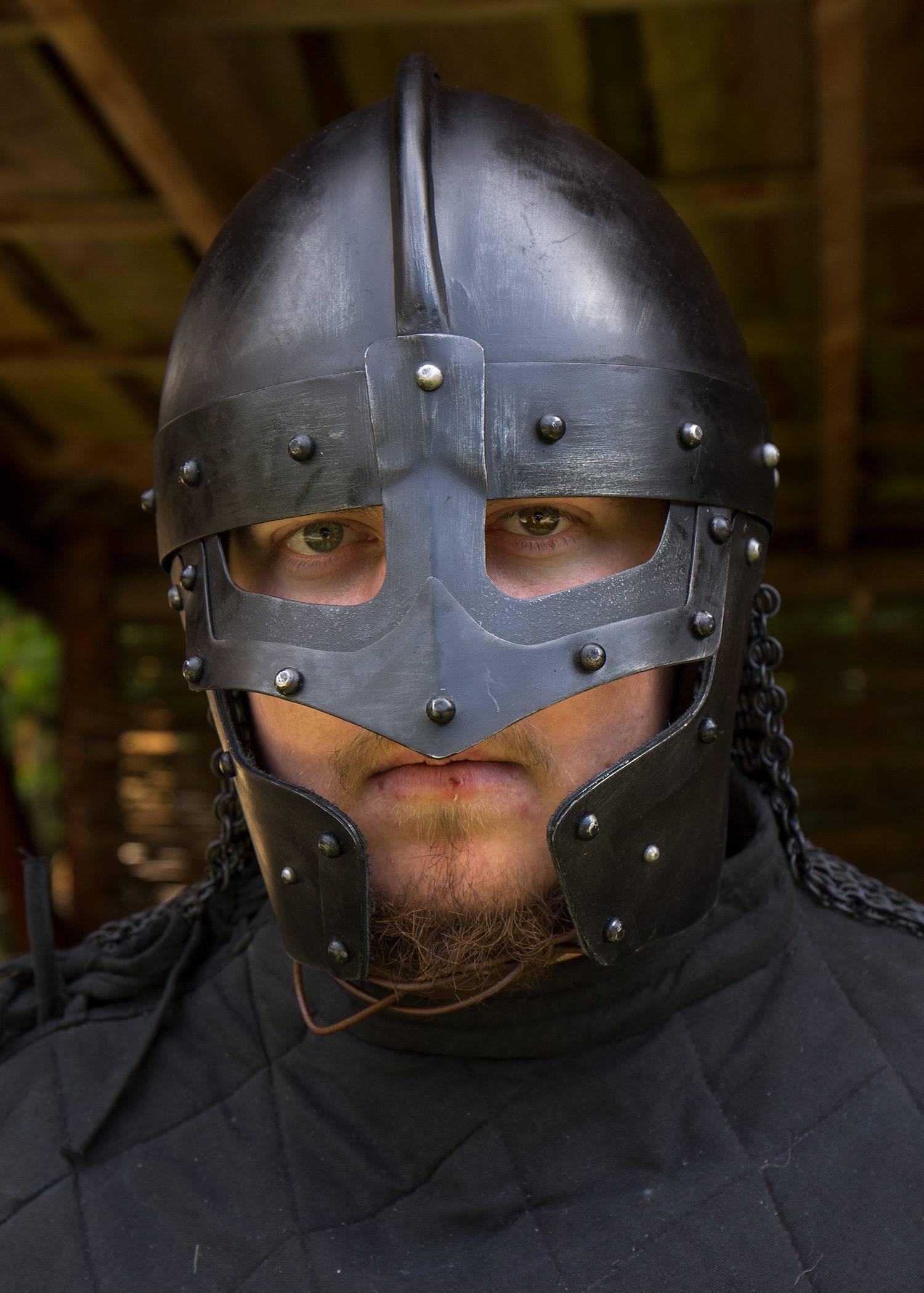 Vikingtijd Brilhelm Raven in maat M en L