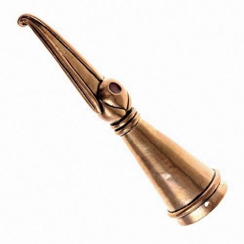 Wikinger Rabe Trinkhorn Spitze Bronze
