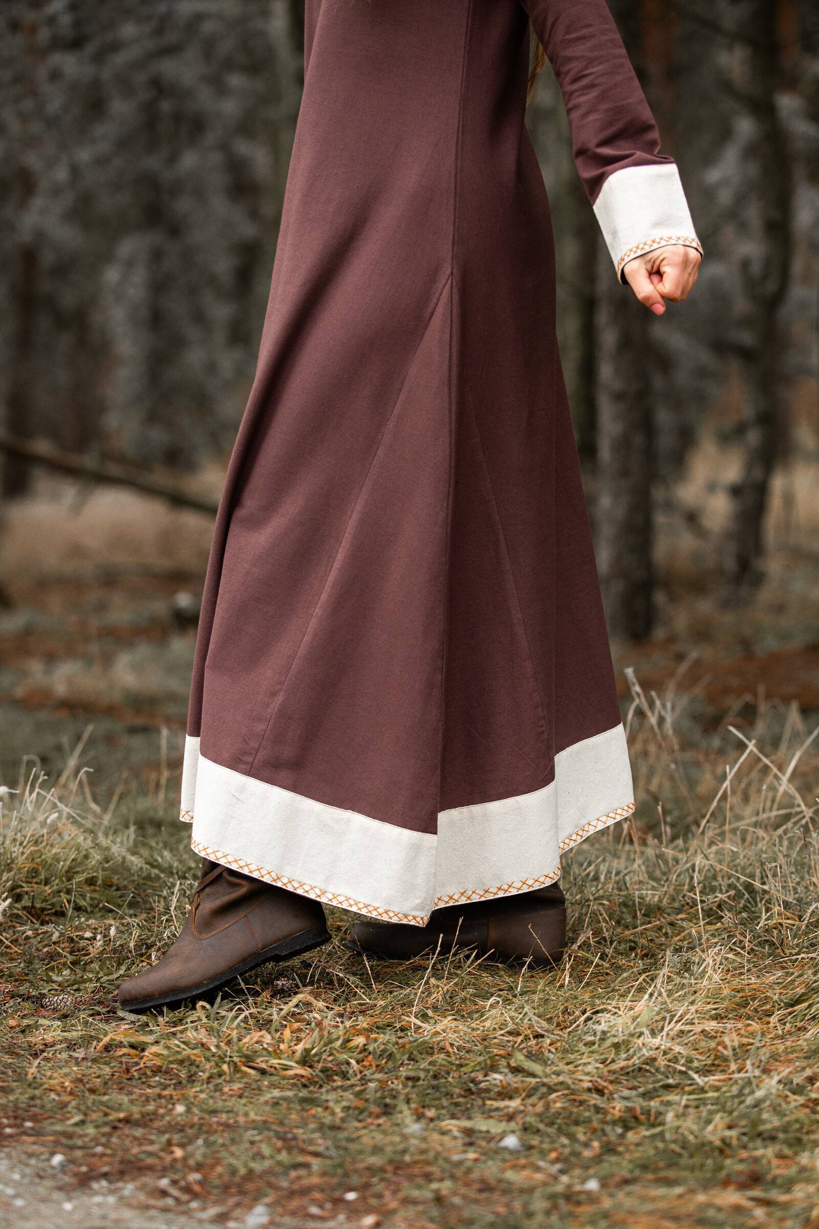 Vikingjurk in bruin-natuurkleur