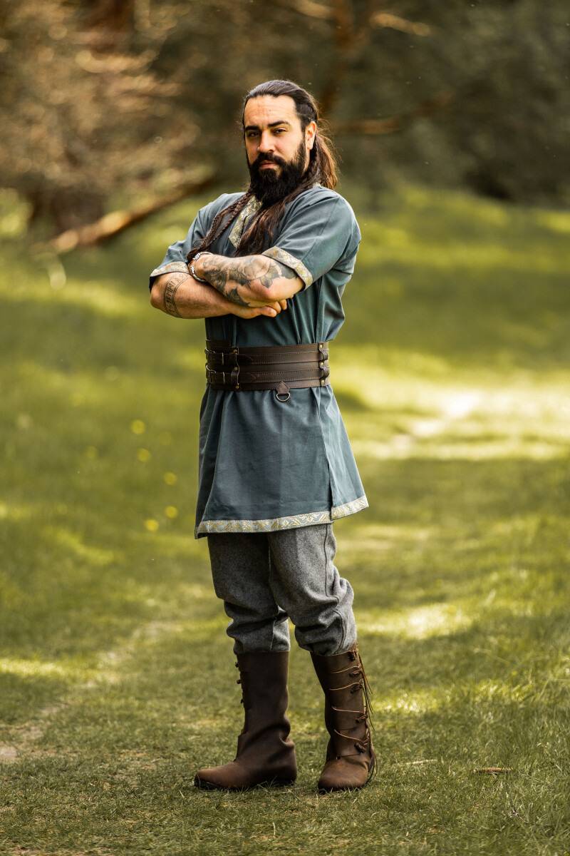 Wikinger Stiefel in Braun