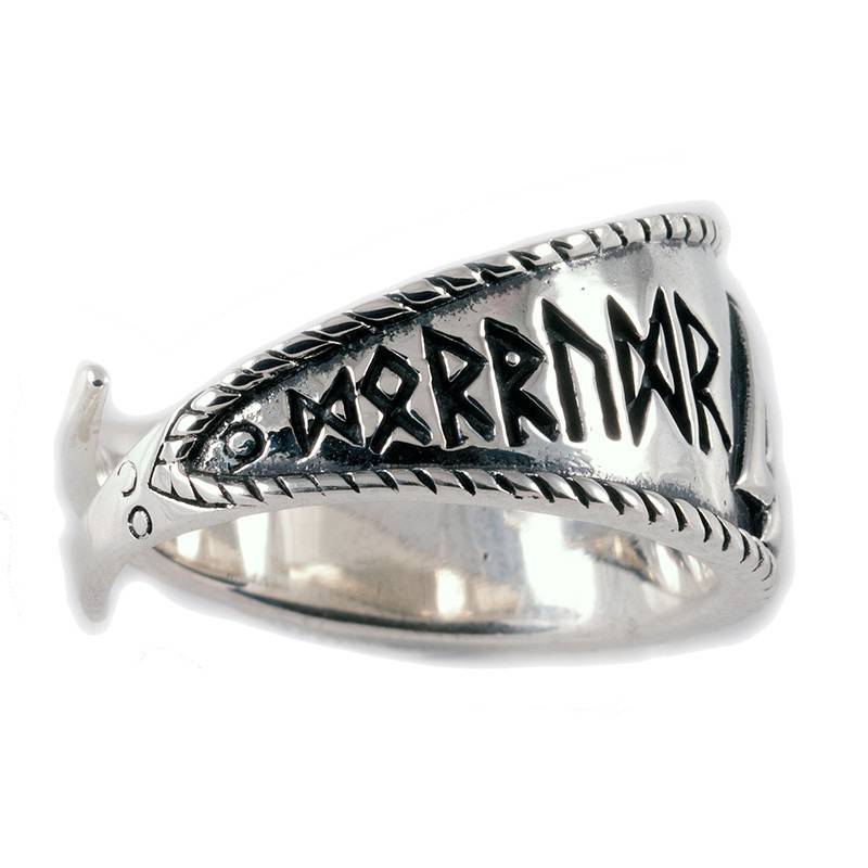 Viking Valknut Ring Zilver (925er) Groot