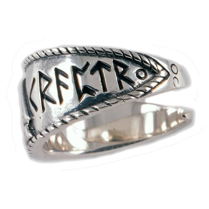 Viking Valknut Ring Zilver (925er) Groot