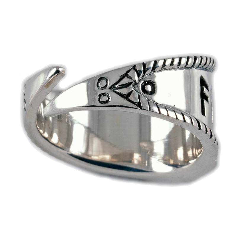 Wikinger Thorhammer Ring Silber Klein