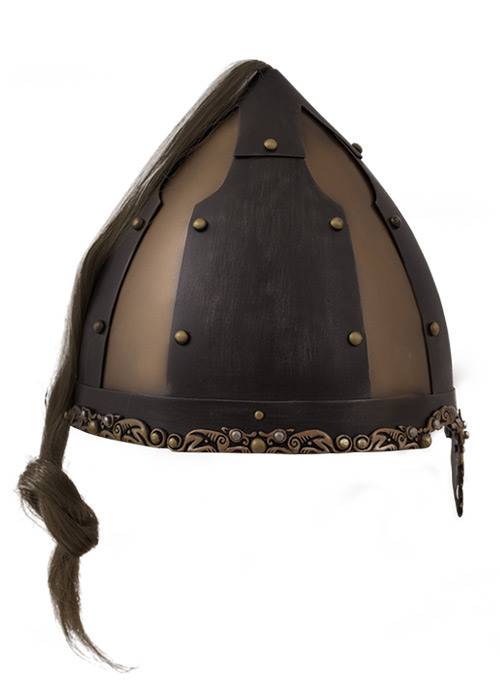Viking Rus helm met pluim van paardenhaar