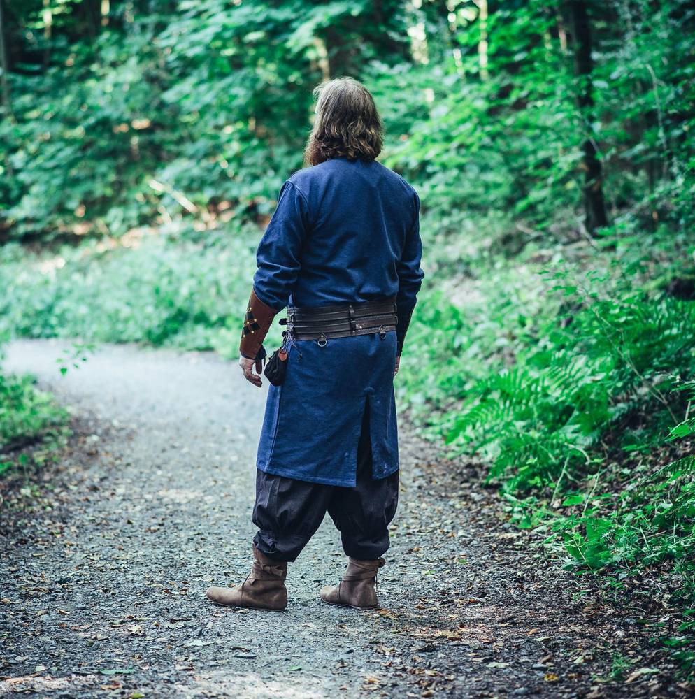​Viking Tuniek, Katoen in Blauw