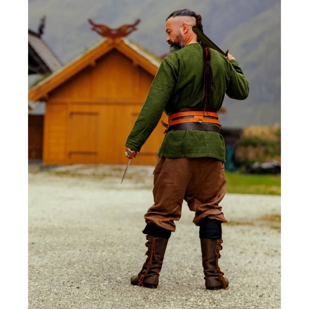 Viking Tuniek met lange mouw in Groen