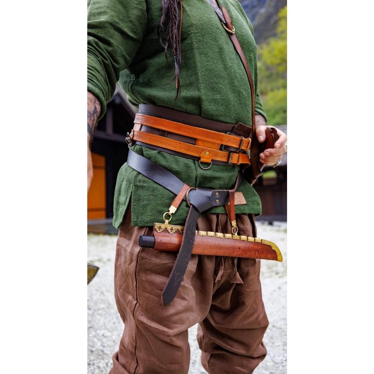 Viking Tuniek met lange mouw in Groen