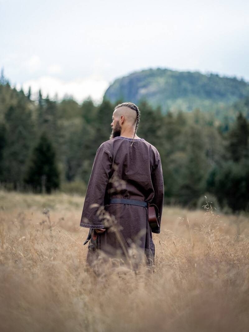 Middeleeuws - Viking Tuniek in Bruin