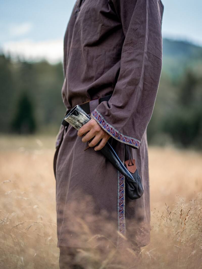 Middeleeuws - Viking Tuniek in Bruin