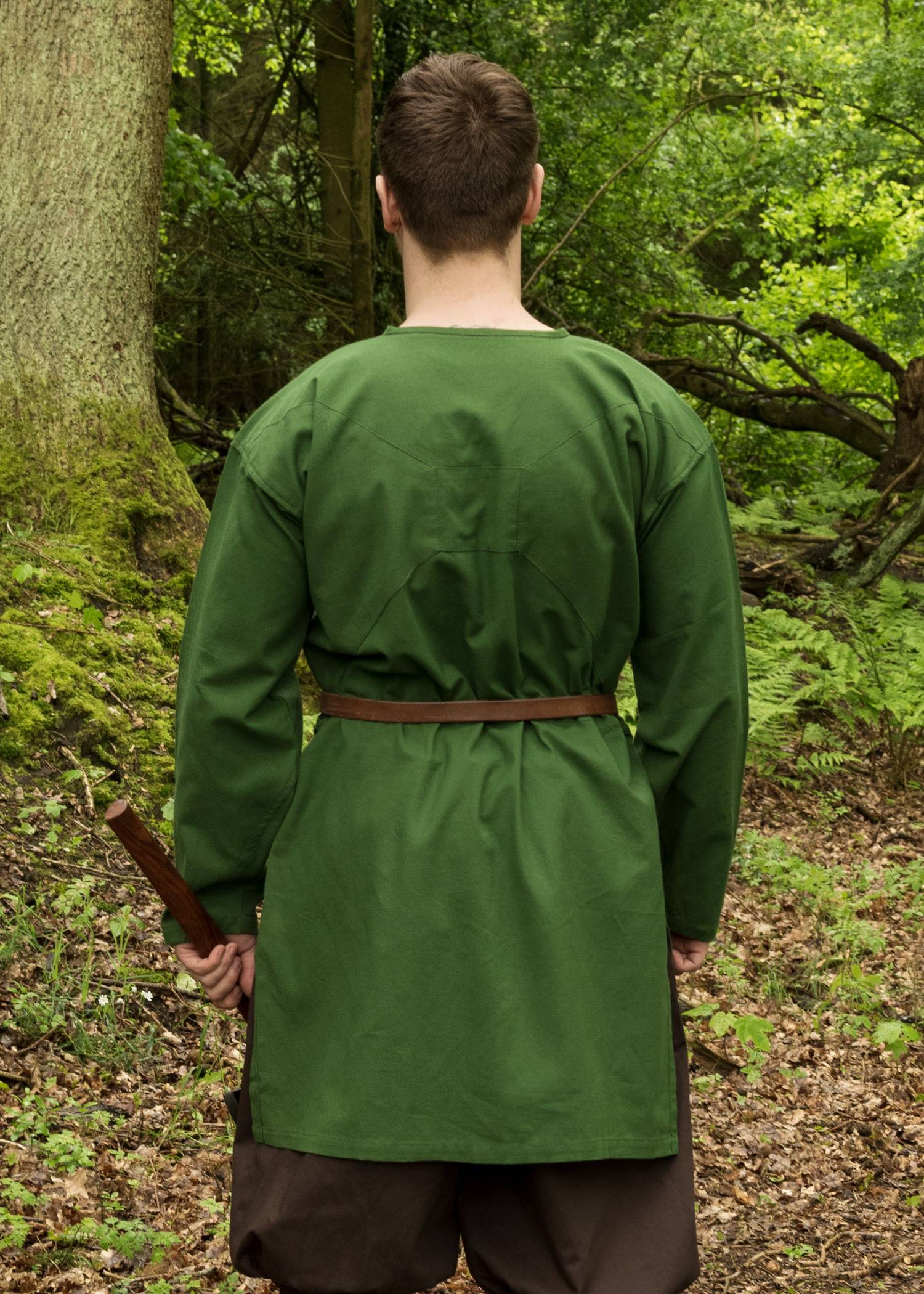 Viking Tuniek, Katoen `Viborg Rekonstruktion` 11e eeuws in Groen
