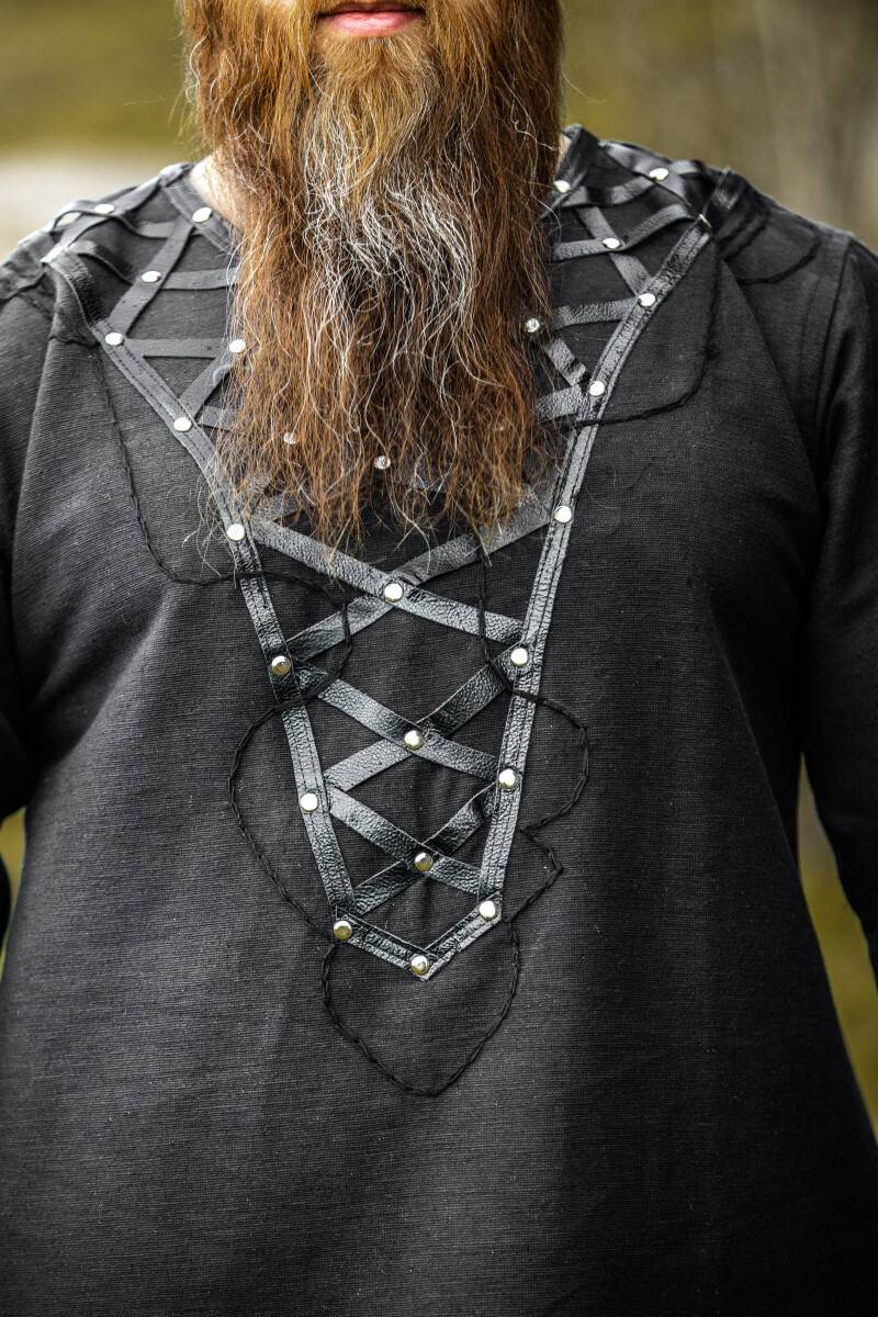 ​Viking Tuniek, Katoen in Zwart