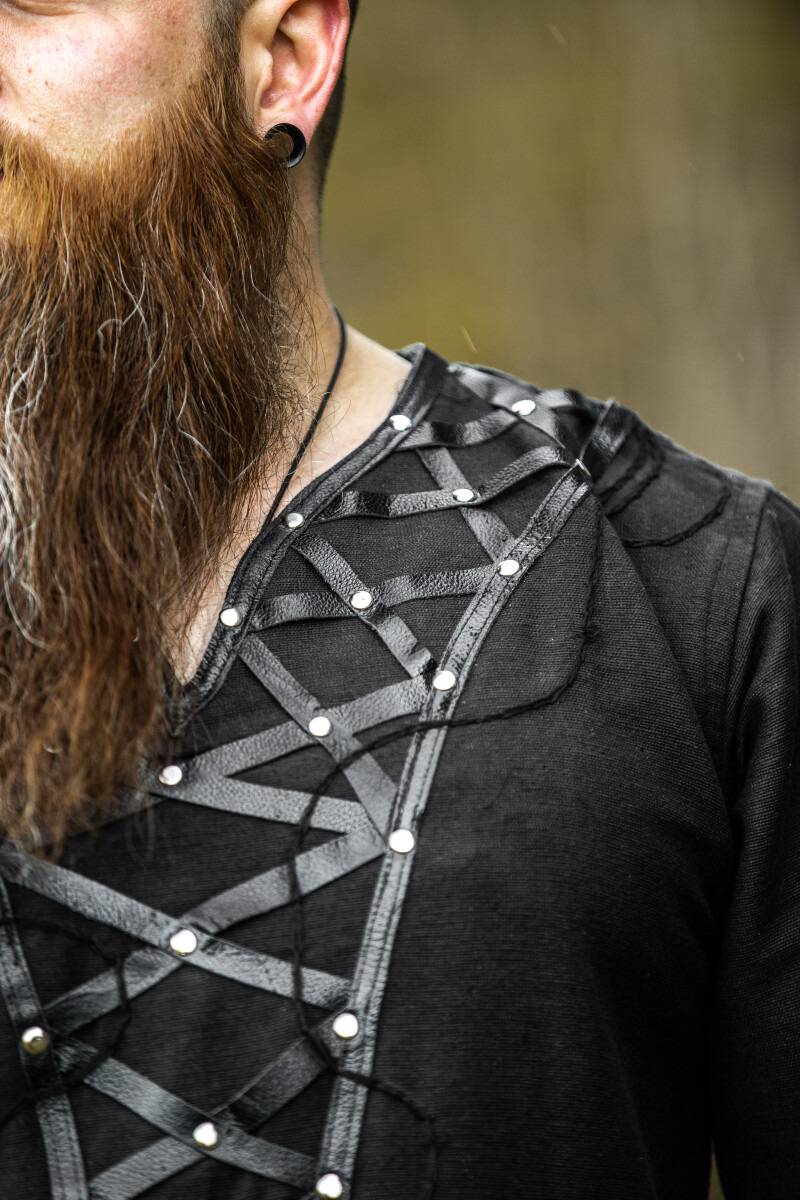 ​Viking Tuniek, Katoen in Zwart