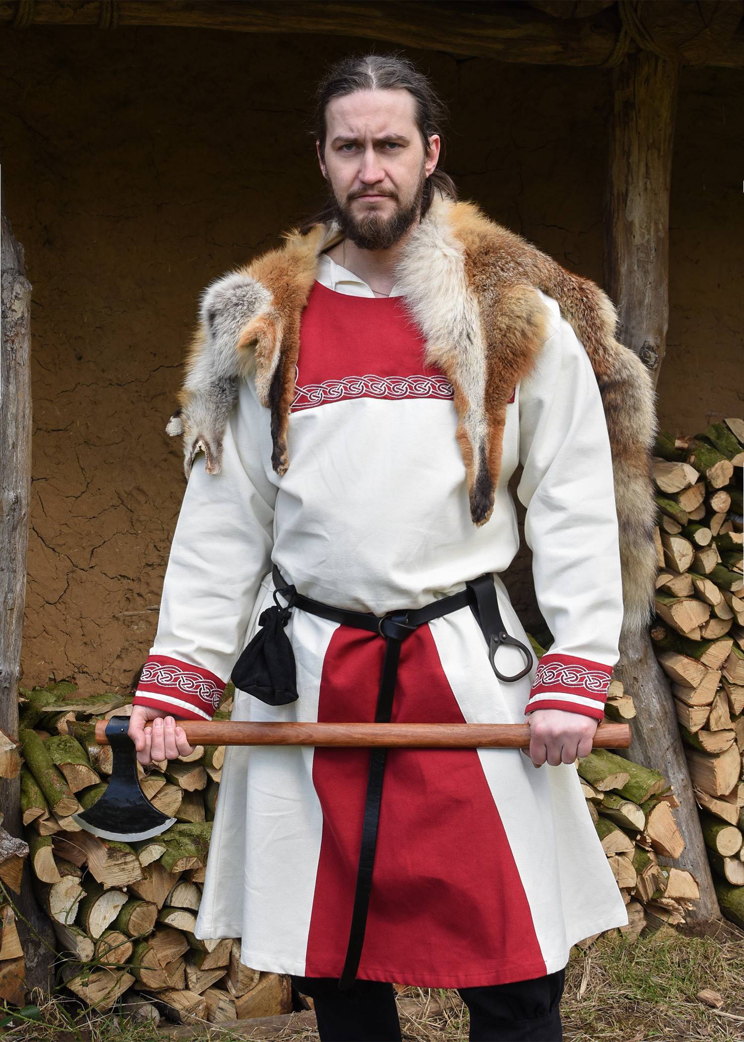 Viking Tuniek, Katoen in Rood