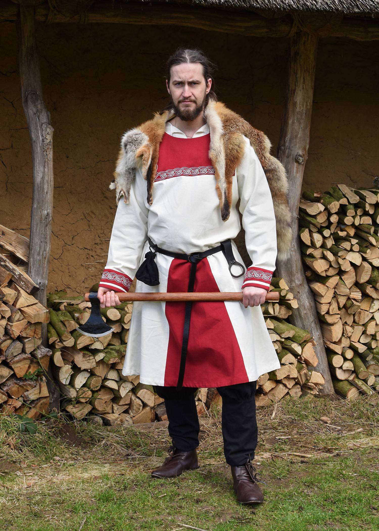 Viking Tuniek, Katoen in Rood